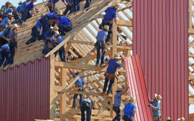 ¿Habías soñado con vivir en una casa de madera en el campo?